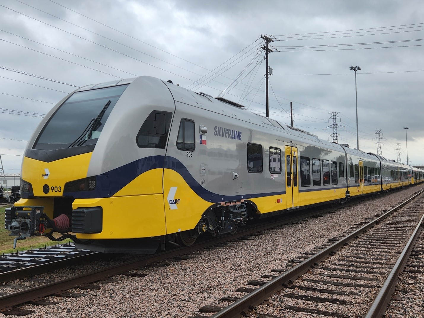 image for Silver Line Vehicles to Make Debut on Local Tracks, Official Testing Set for Late Summer between Richardson and Plano card