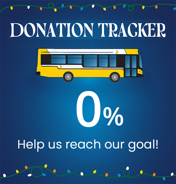 Tracker of donation progress