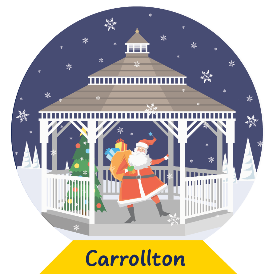 image for Santa on the Square card