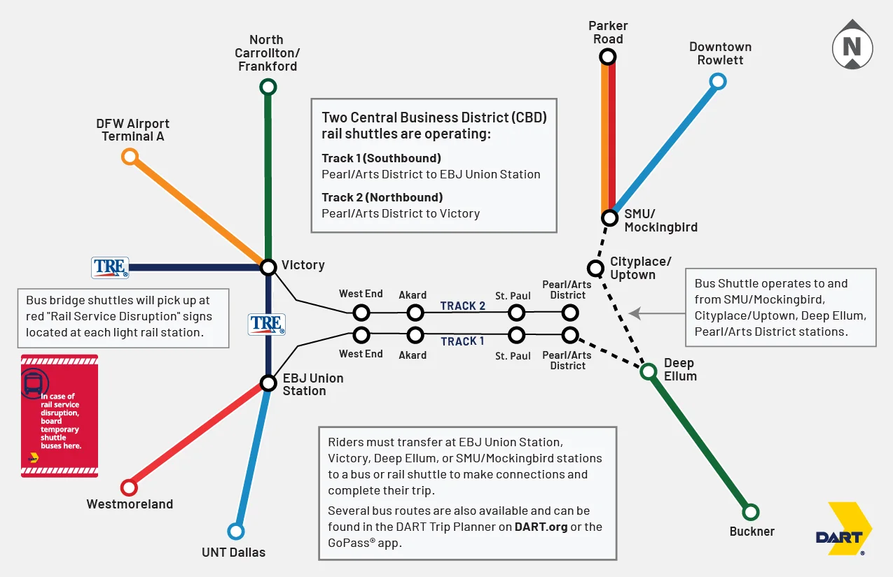 Tunnel Closure Map