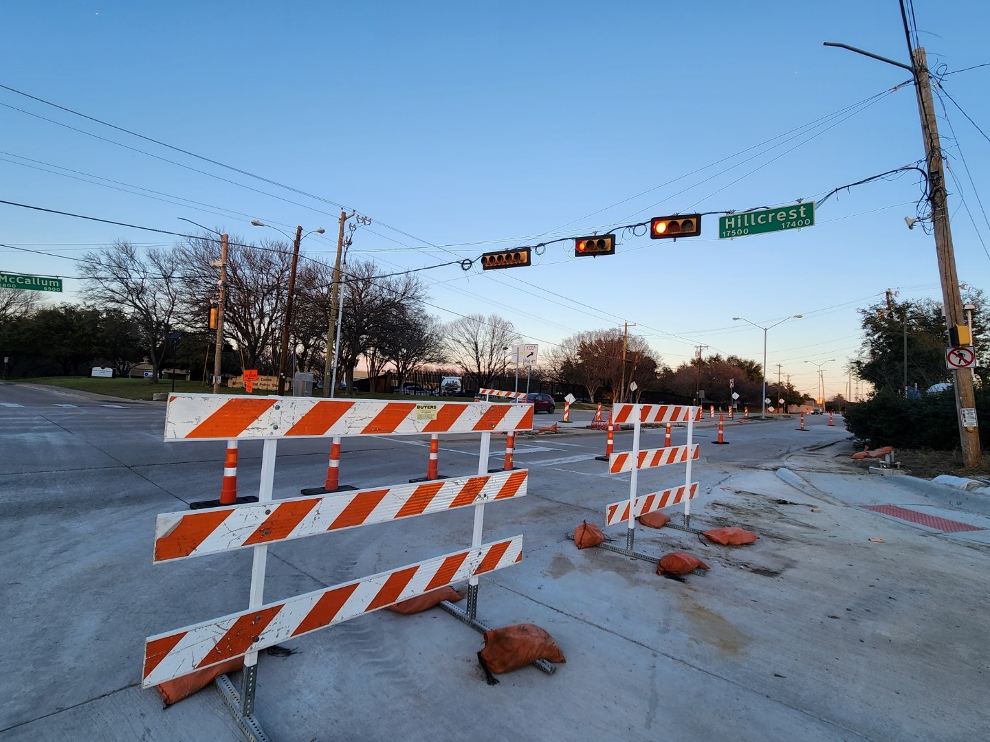 image for Hillcrest Roadway Opening Postponed card